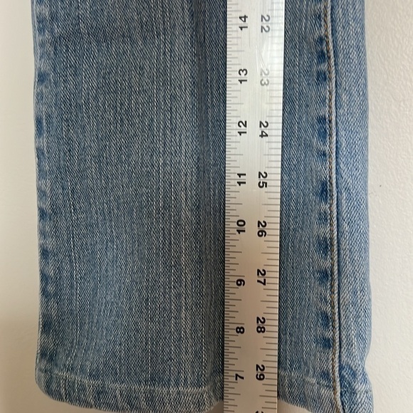 Levis 518 superlow bootcut distress size 1M light denim - Picture 7 of 7